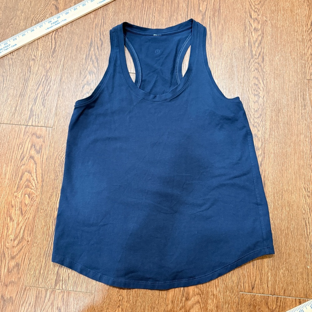 lululemon athletica Navy Racerback Tank Top